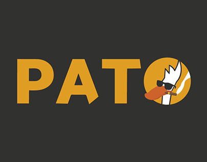 Logo Pato com Laranja